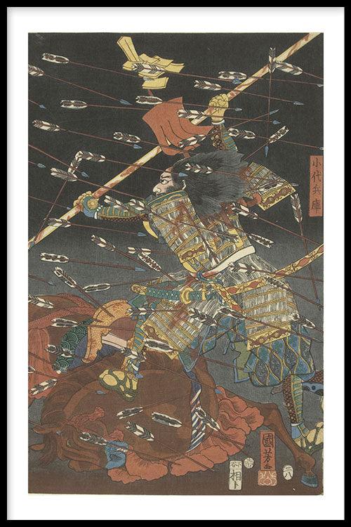 Utagawa Kuniyoshi - Arrow Warrior Sale