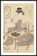 Utagawa Kuniyoshi - Courtisane Ogiya on Sale