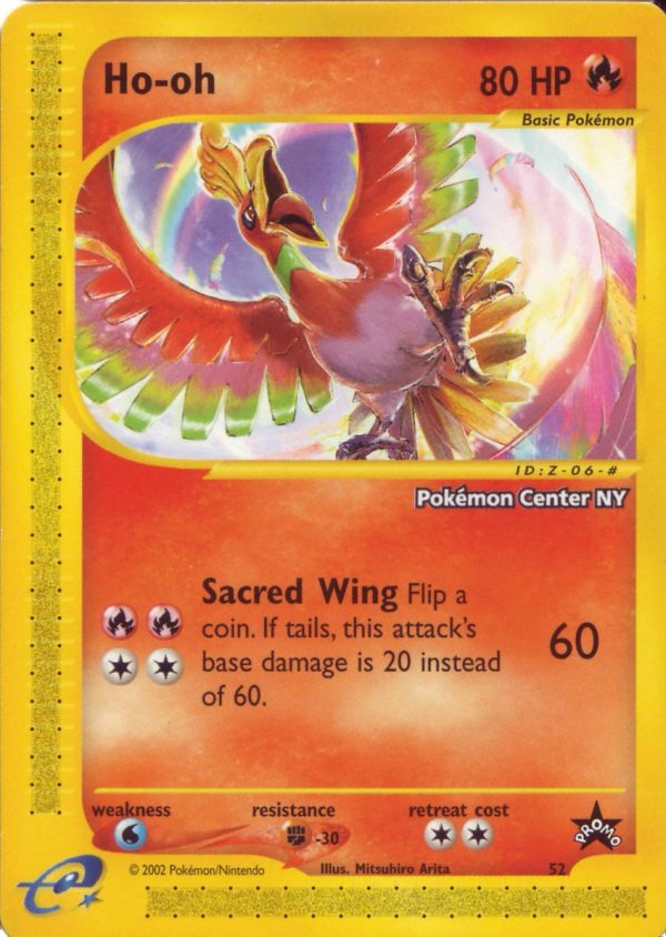 Ho-oh (52) (Pokemon Center NY Promo) [Wizards of the Coast: Black Star Promos] Sale