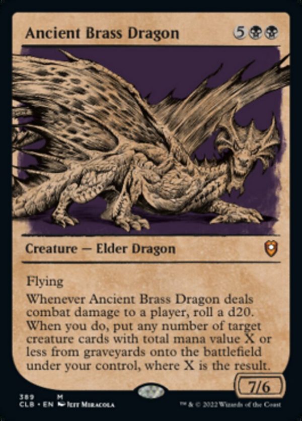 Ancient Brass Dragon (Showcase) [Commander Legends: Battle for Baldur s Gate] on Sale