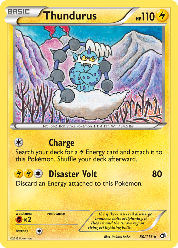 Thundurus (50 113) (Theme Deck Exclusive) [Black & White: Legendary Treasures] Online