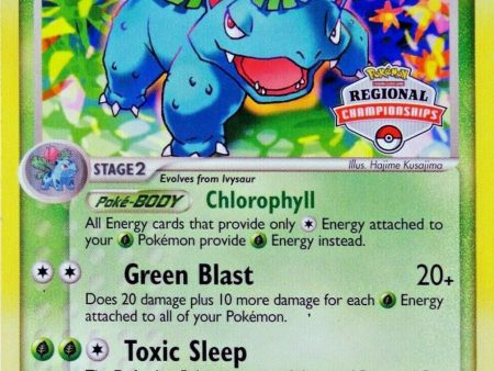 Venusaur (28 100) (Regional Championship Promo) [EX: Crystal Guardians] For Discount