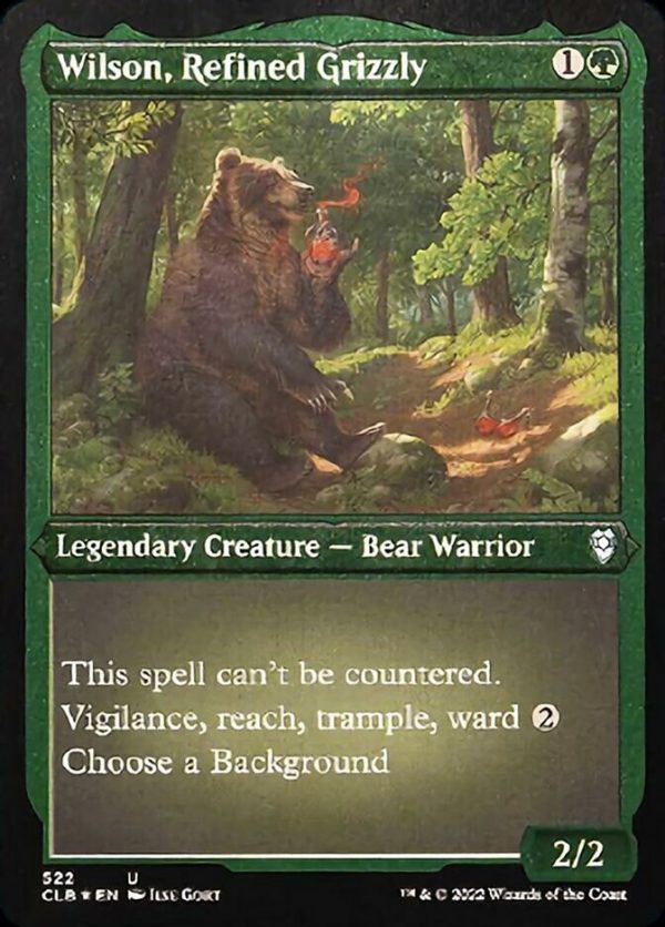 Wilson, Refined Grizzly (Foil Etched) [Commander Legends: Battle for Baldur s Gate] Hot on Sale