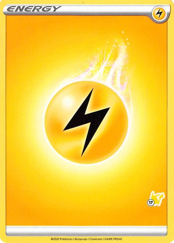 Lightning Energy (Pikachu Stamp #17) [Battle Academy 2022] For Discount