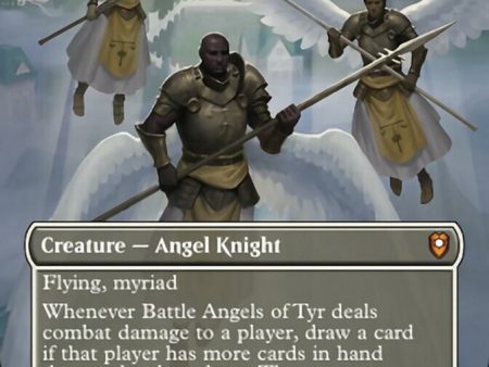 Battle Angels of Tyr (Borderless Alternate Art) [Commander Legends: Battle for Baldur s Gate] Hot on Sale