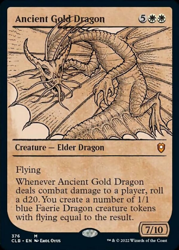 Ancient Gold Dragon (Showcase) [Commander Legends: Battle for Baldur s Gate] on Sale