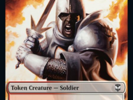 Soldier (33)    Devil Double-Sided Token [Streets of New Capenna Commander Tokens] For Discount