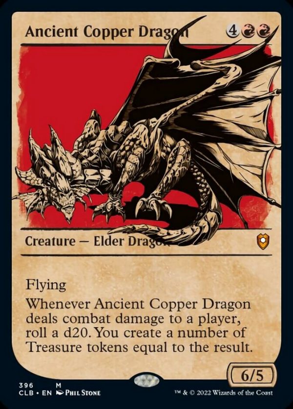 Ancient Copper Dragon (Showcase) [Commander Legends: Battle for Baldur s Gate] For Cheap