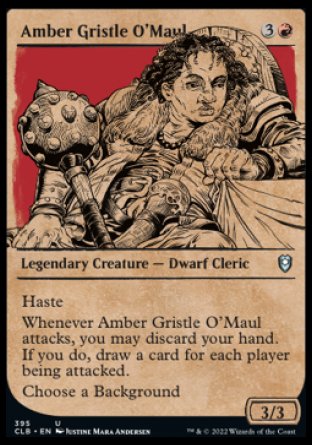 Amber Gristle O Maul (Showcase) [Commander Legends: Battle for Baldur s Gate] Cheap