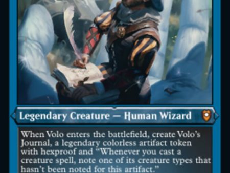 Volo, Itinerant Scholar (Foil Etched) [Commander Legends: Battle for Baldur s Gate] Fashion