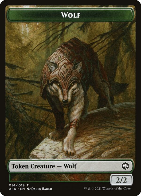 Wolf (014)    Clue (016) Double-Sided Token [Challenger Decks 2022 Tokens] Fashion