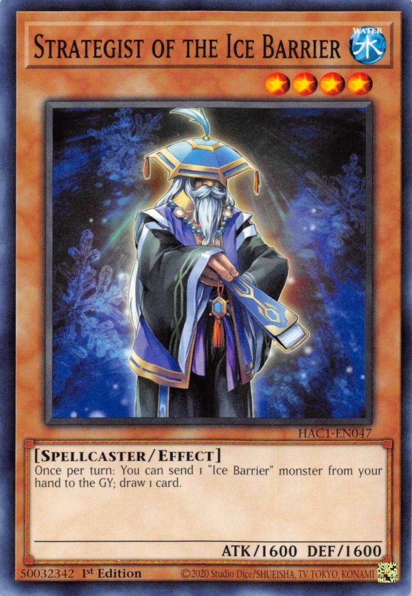 Strategist of the Ice Barrier [HAC1-EN047] Common Discount