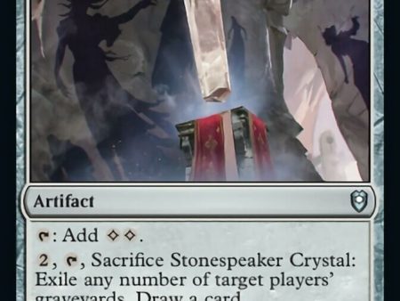 Stonespeaker Crystal [Commander Legends: Battle for Baldur s Gate] For Sale