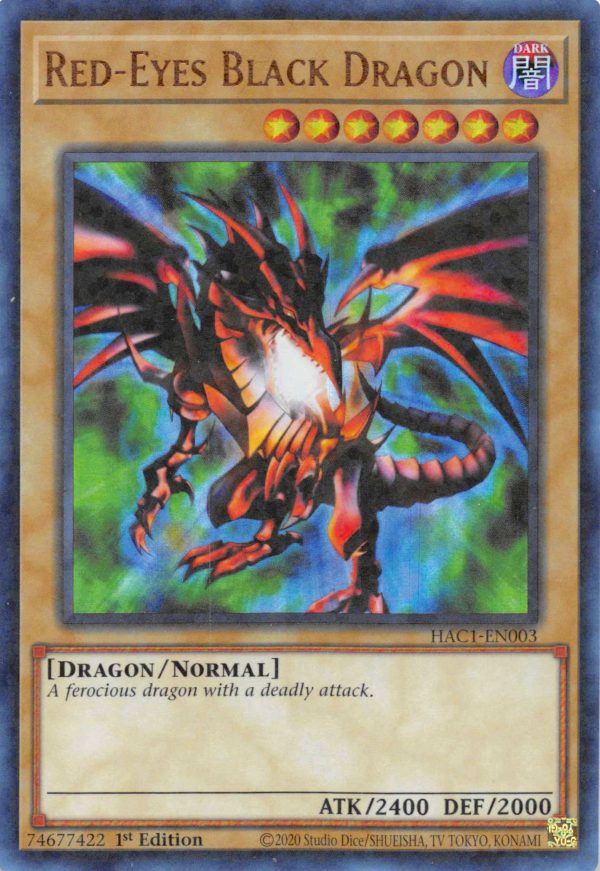 Red-Eyes Black Dragon (Duel Terminal) [HAC1-EN003] Parallel Rare Online now