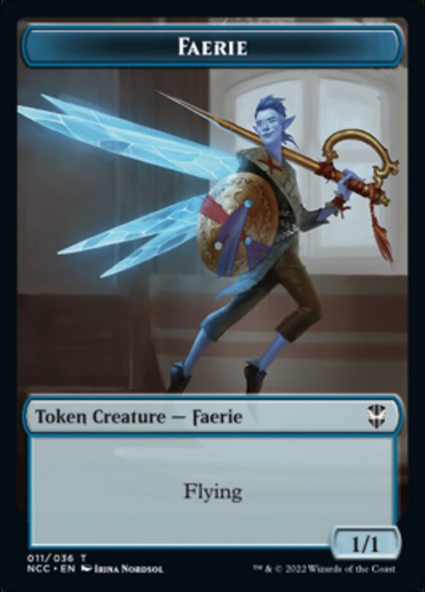 Faerie    Rogue Double-Sided Token [Streets of New Capenna Commander Tokens] For Sale