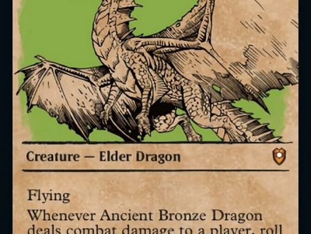 Ancient Bronze Dragon (Showcase) [Commander Legends: Battle for Baldur s Gate] For Cheap