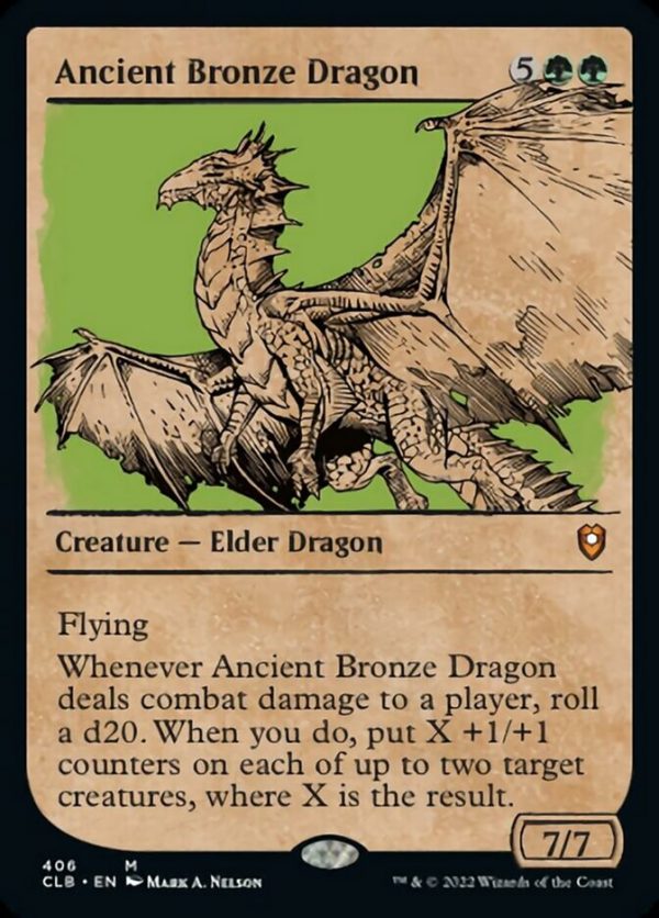 Ancient Bronze Dragon (Showcase) [Commander Legends: Battle for Baldur s Gate] For Cheap