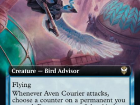 Aven Courier (Extended Art) [Streets of New Capenna Commander] Discount