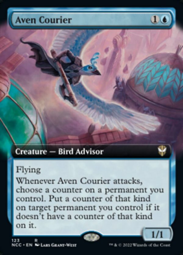 Aven Courier (Extended Art) [Streets of New Capenna Commander] Discount