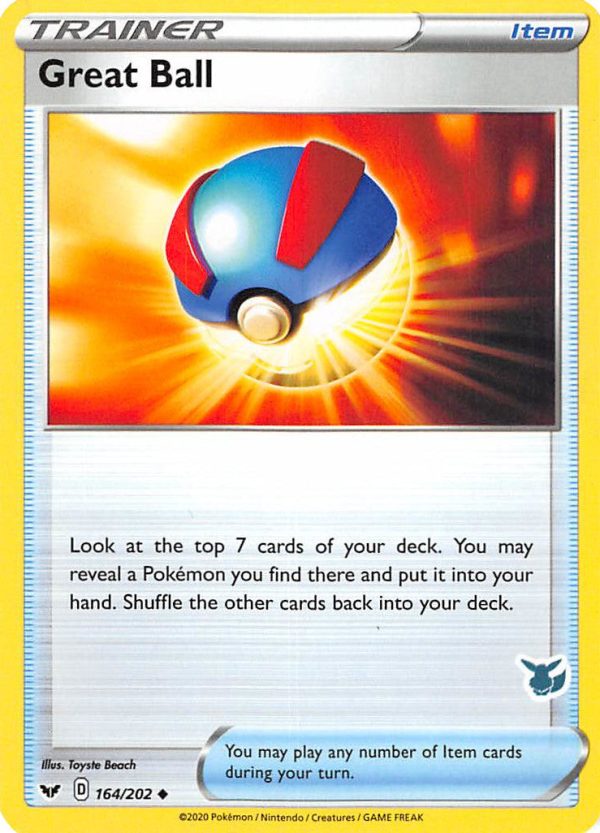 Great Ball (164 202) (Eevee Deck) [Battle Academy 2022] Online Hot Sale