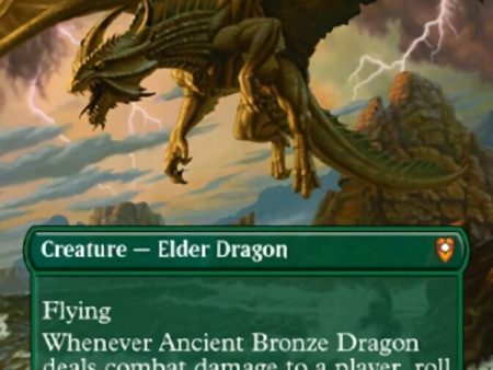 Ancient Bronze Dragon (Borderless Alternate Art) [Commander Legends: Battle for Baldur s Gate] Online Sale