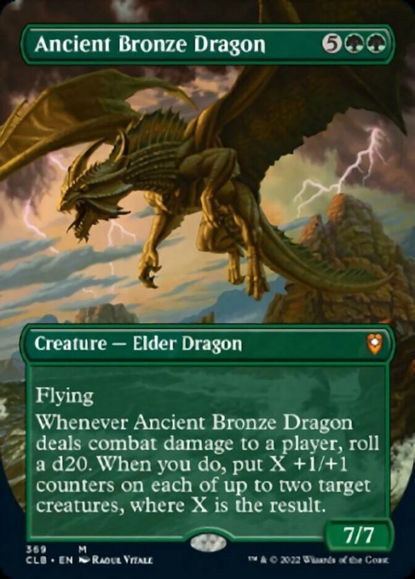 Ancient Bronze Dragon (Borderless Alternate Art) [Commander Legends: Battle for Baldur s Gate] Online Sale