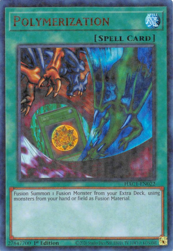 Polymerization (Duel Terminal) [HAC1-EN022] Parallel Rare Online