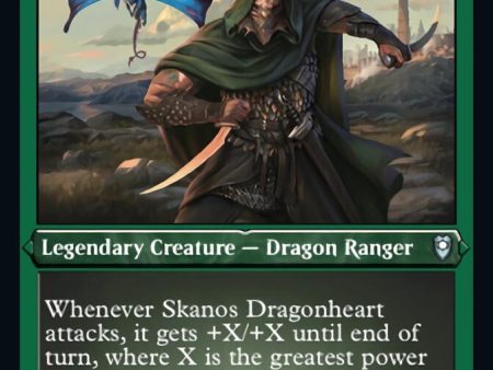 Skanos Dragonheart (Foil Etched) [Commander Legends: Battle for Baldur s Gate] For Discount