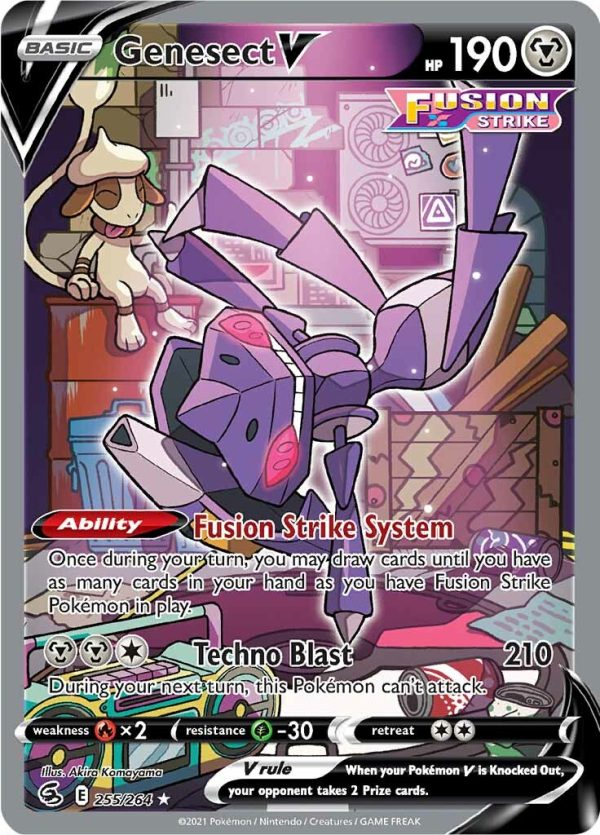 Genesect V (255 264) [Sword & Shield: Fusion Strike] Hot on Sale