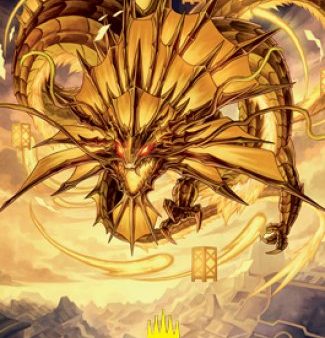 Ao, the Dawn Sky 2 Art Card (Gold-Stamped Signature) [Kamigawa: Neon Dynasty Art Series] Online now