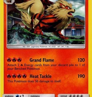 Arcanine (22 214) (Cosmos Holo) [Sun & Moon: Unbroken Bonds] Fashion