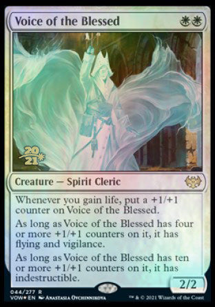 Voice of the Blessed [Innistrad: Crimson Vow Prerelease Promos] For Sale