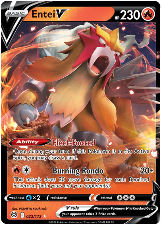 Entei V (022 172) [Sword & Shield: Brilliant Stars] Cheap