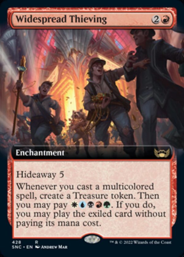 Widespread Thieving (Extended Art) [Streets of New Capenna] For Cheap