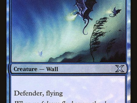 Wall of Air (Premium Foil) [Tenth Edition] Hot on Sale