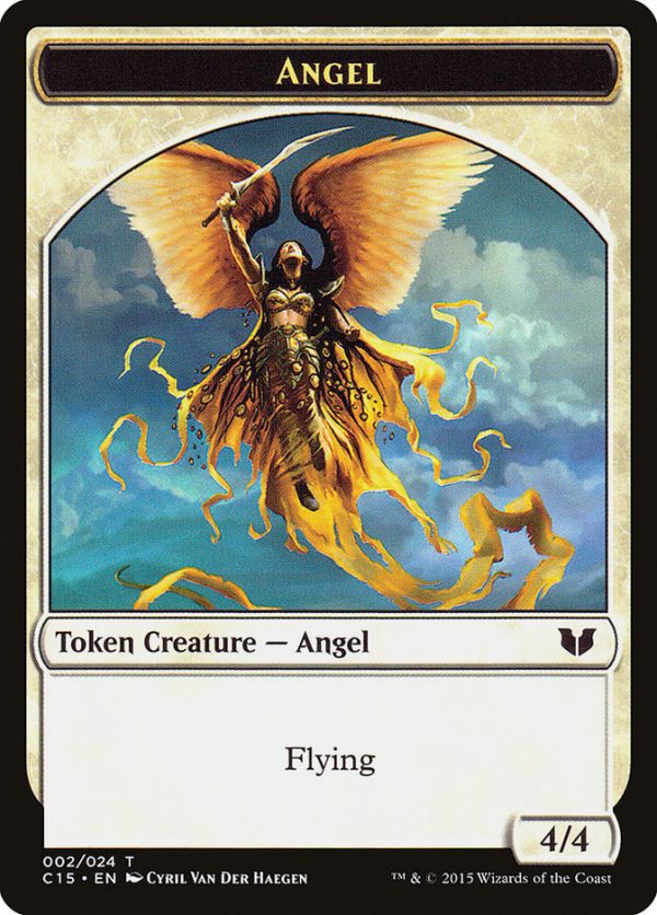 Angel    Knight (005) Double-Sided Token [Commander 2015 Tokens] Fashion