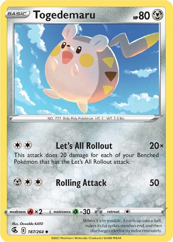 Togedemaru (187 264) [Sword & Shield: Fusion Strike] For Cheap