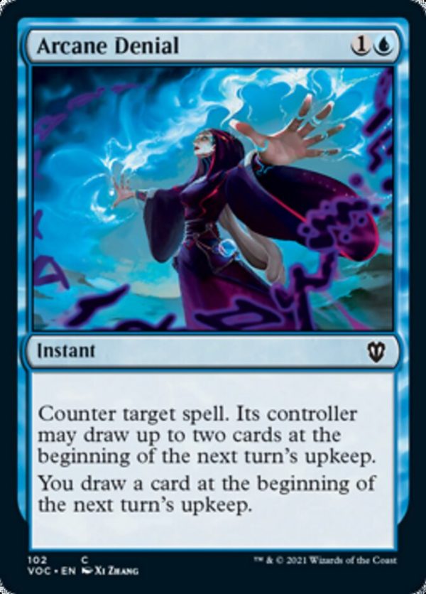 Arcane Denial [Innistrad: Crimson Vow Commander] Online Sale