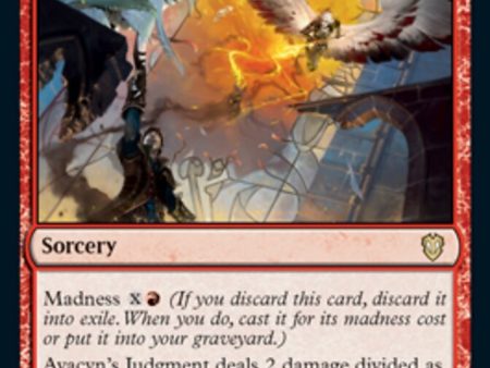 Avacyn s Judgment [Innistrad: Crimson Vow Commander] Sale