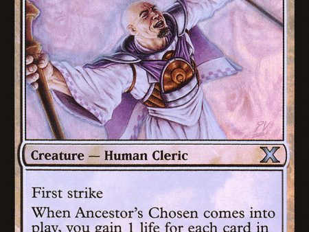 Ancestor s Chosen (Premium Foil) [Tenth Edition] Fashion