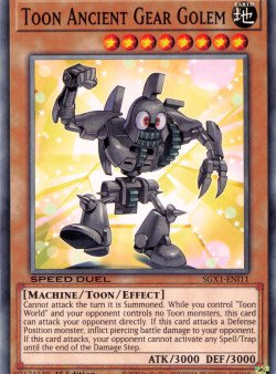 Toon Ancient Gear Golem [SGX1-ENI11] Common Online