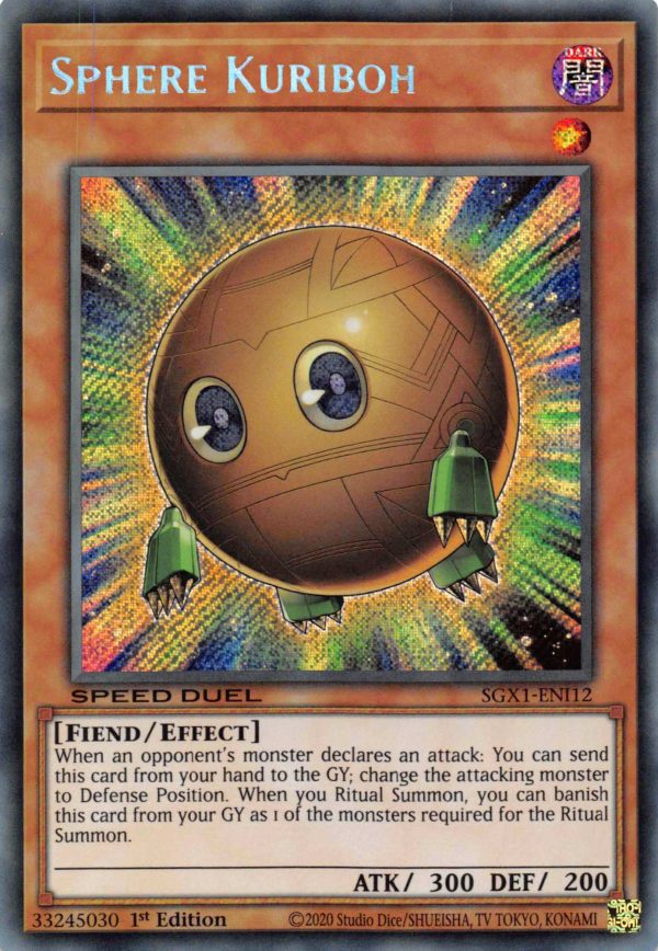 Sphere Kuriboh [SGX1-ENI12] Secret Rare Cheap