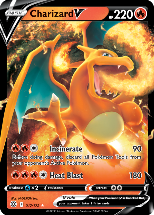 Charizard V (017 172) [Sword & Shield: Brilliant Stars] Online