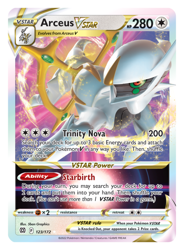 Arceus VSTAR (123 172) [Sword & Shield: Brilliant Stars] For Sale