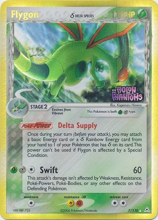 Flygon (7 110) (Delta Species) (Stamped) [EX: Holon Phantoms] For Cheap