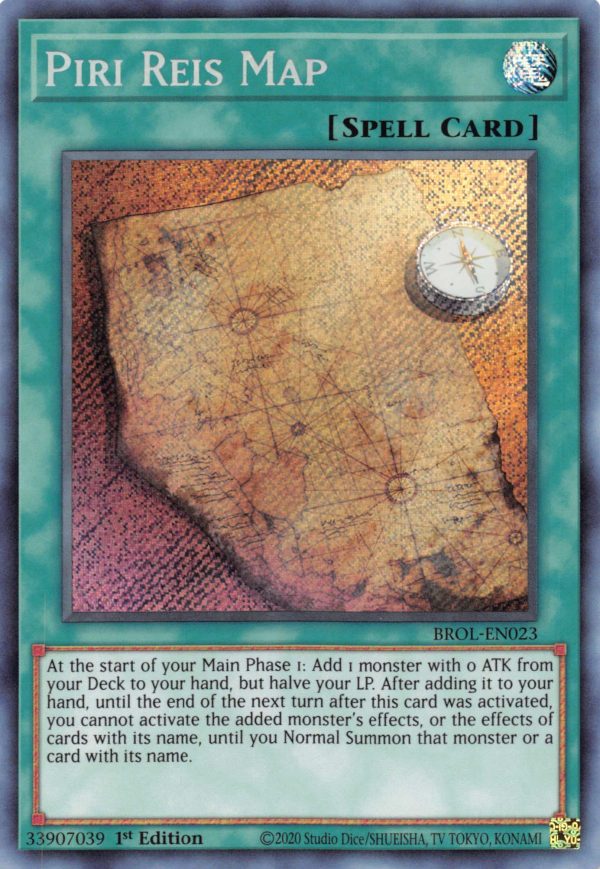 Piri Reis Map [BROL-EN023] Secret Rare Fashion