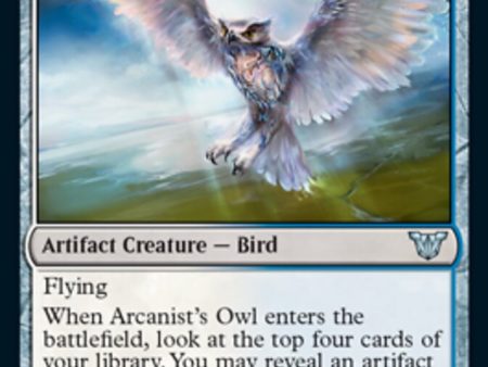 Arcanist s Owl [Kamigawa: Neon Dynasty Commander] Online Hot Sale