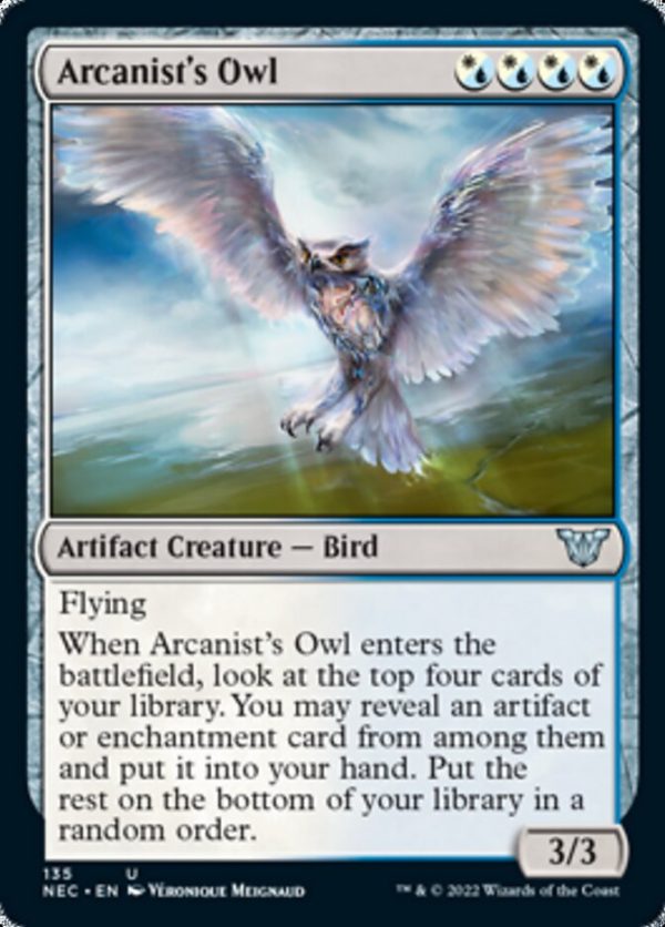 Arcanist s Owl [Kamigawa: Neon Dynasty Commander] Online Hot Sale