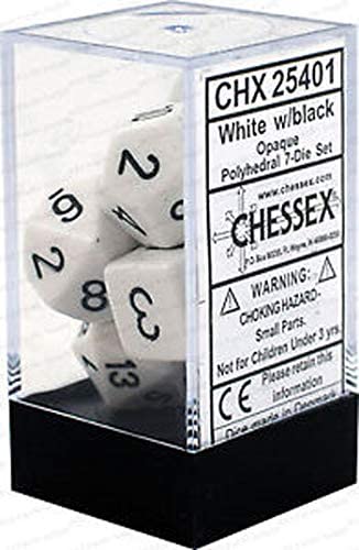 7 White Black Opaque - CHX25401 Supply