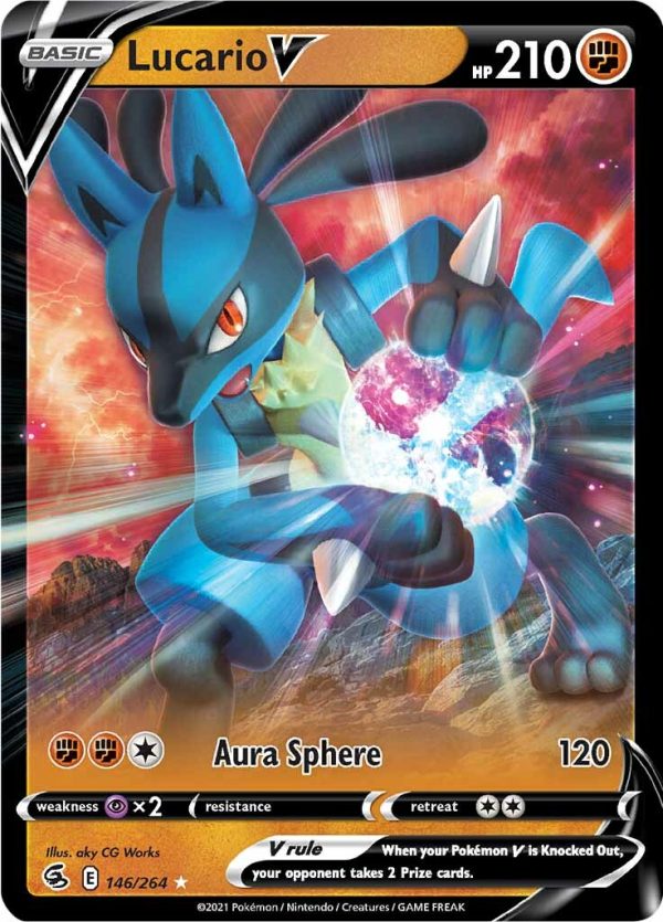 Lucario V (146 264) [Sword & Shield: Fusion Strike] For Cheap